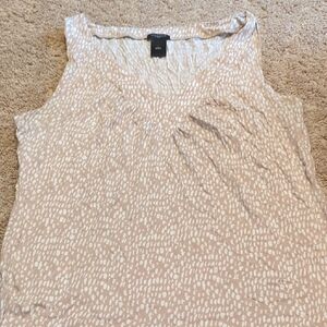 Chico's Women's Cream Sleeveless Top